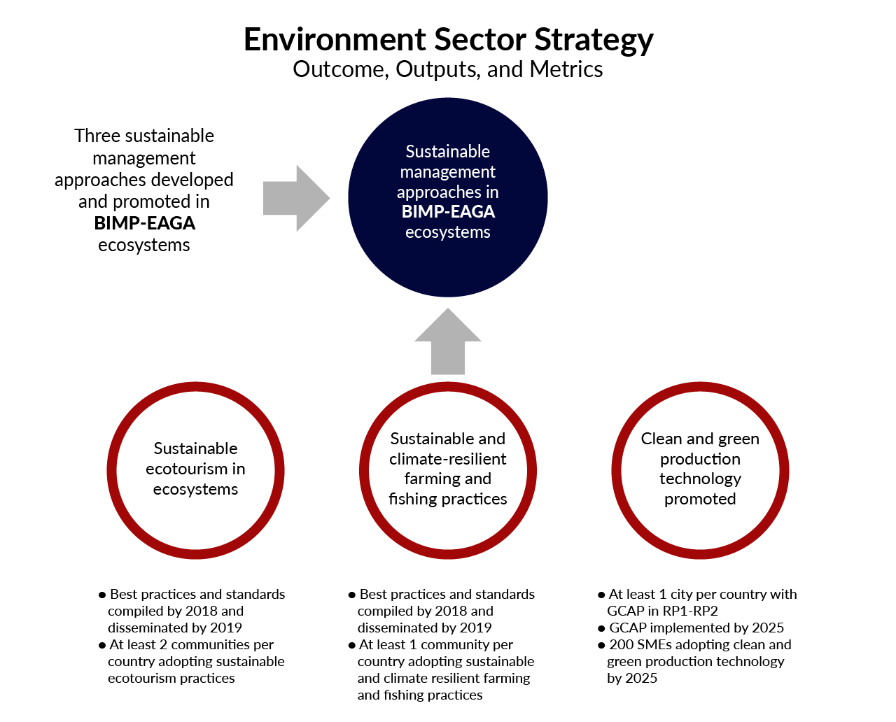 Environment Sector Strategy Outcome, Outputs, and Metrics